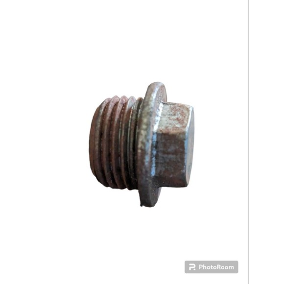 Tecumseh Drain Plug Part 27244 Steel Screw In Threaded Vintage Genuine Lawnmower - Picture 4 of 4